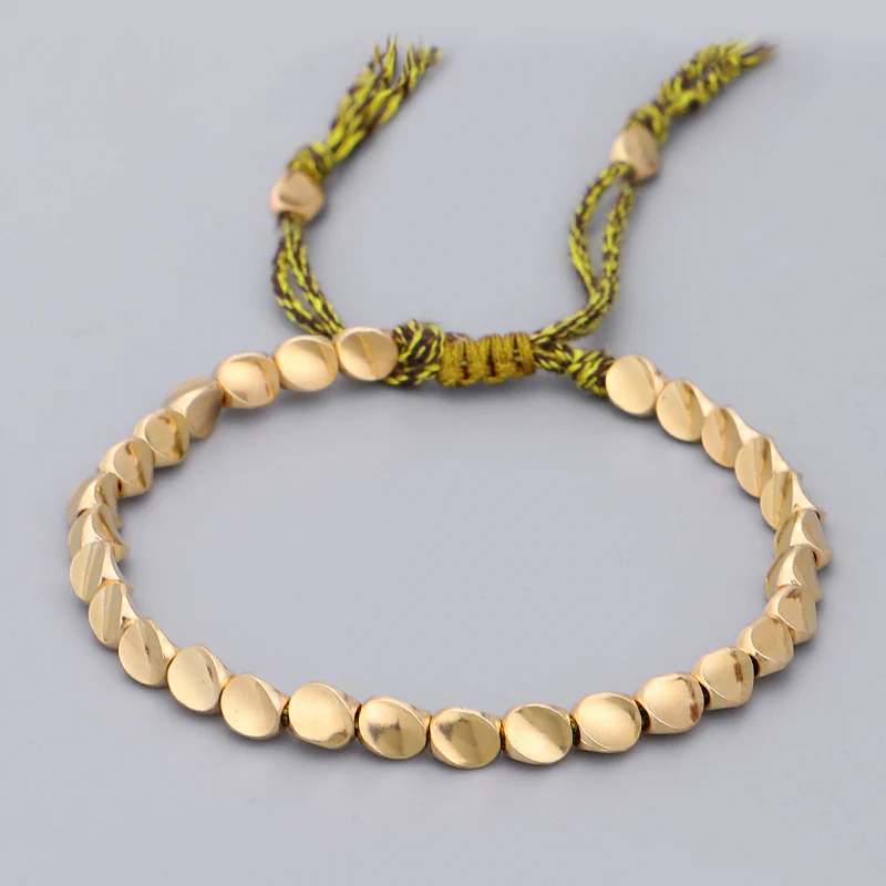 Shaped Copper Bead Bracelet - Image 8