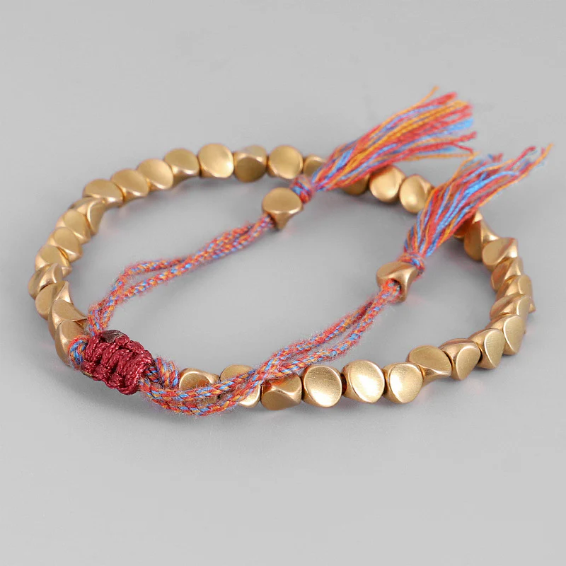 Shaped Copper Bead Bracelet - Image 9