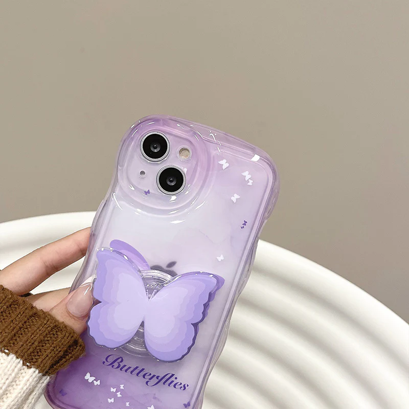 Shockproof Wave Edge Butterfly Case for iPhone - Image 10