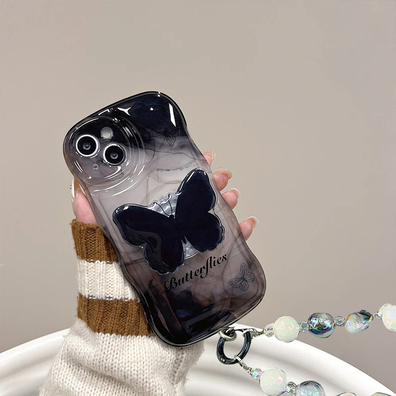 Shockproof Wave Edge Butterfly Case for iPhone - Image 4