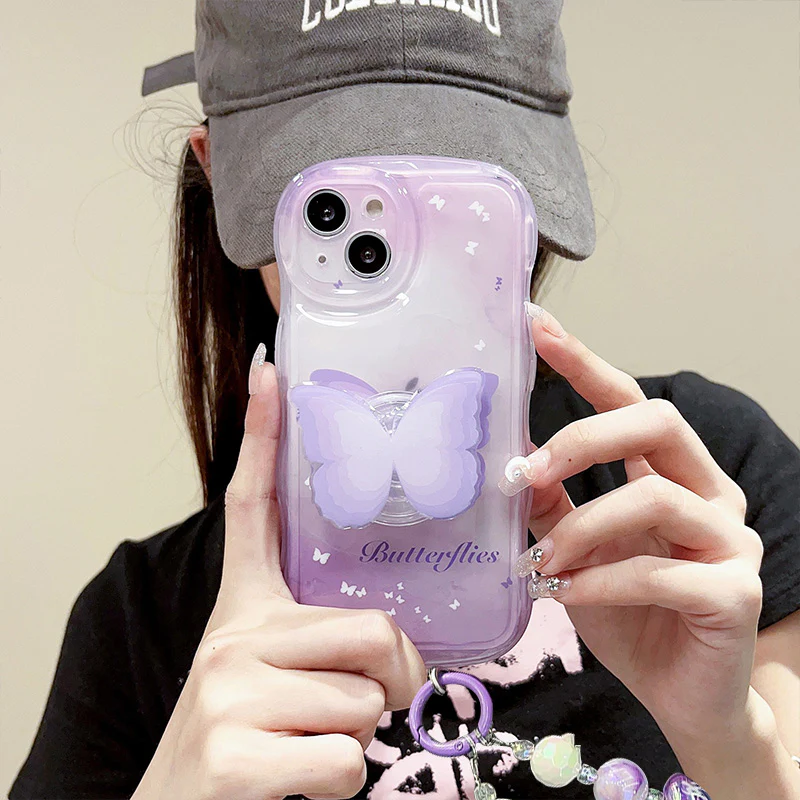 Shockproof Wave Edge Butterfly Case for iPhone - Image 5