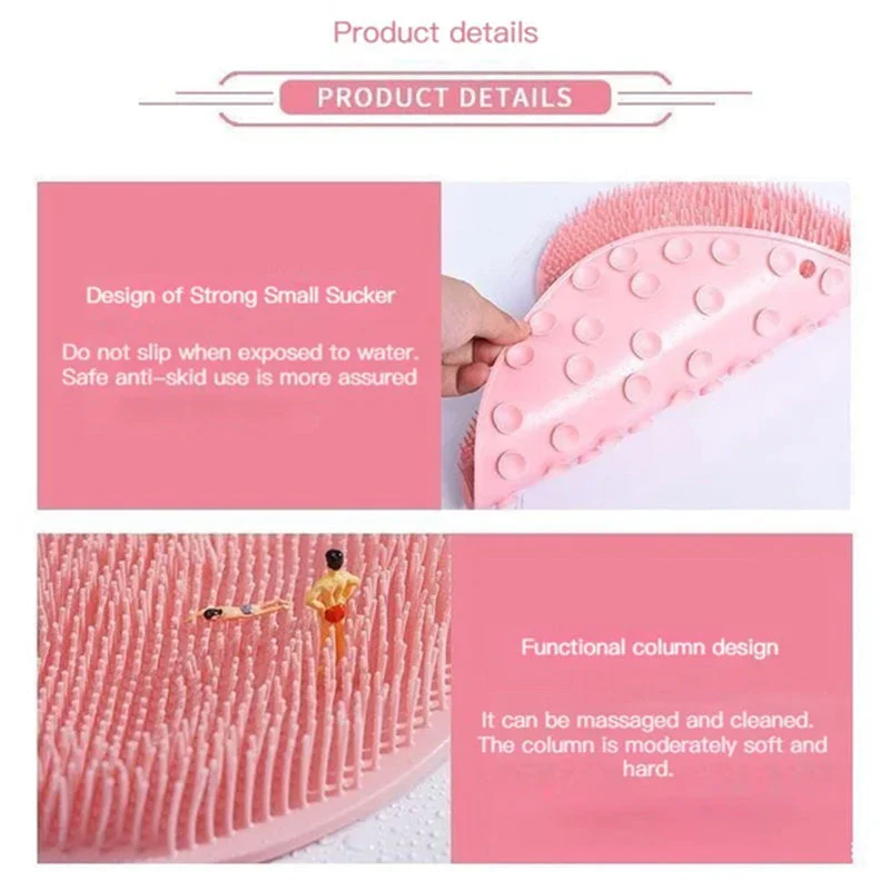 Shower Foot & Back Scrubber, Massage Pad - Image 4
