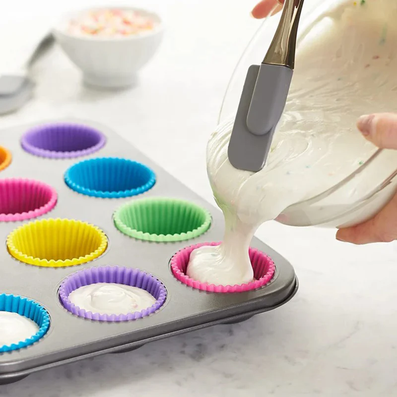 Silicone Baking Cups (10 pcs) - Image 2