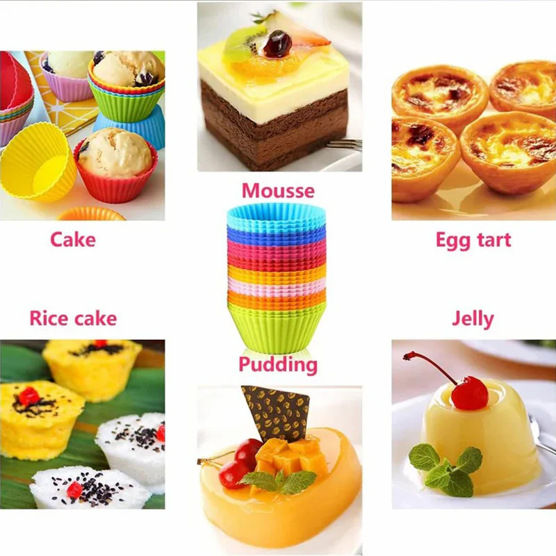 Silicone Baking Cups (10 pcs) - Image 4