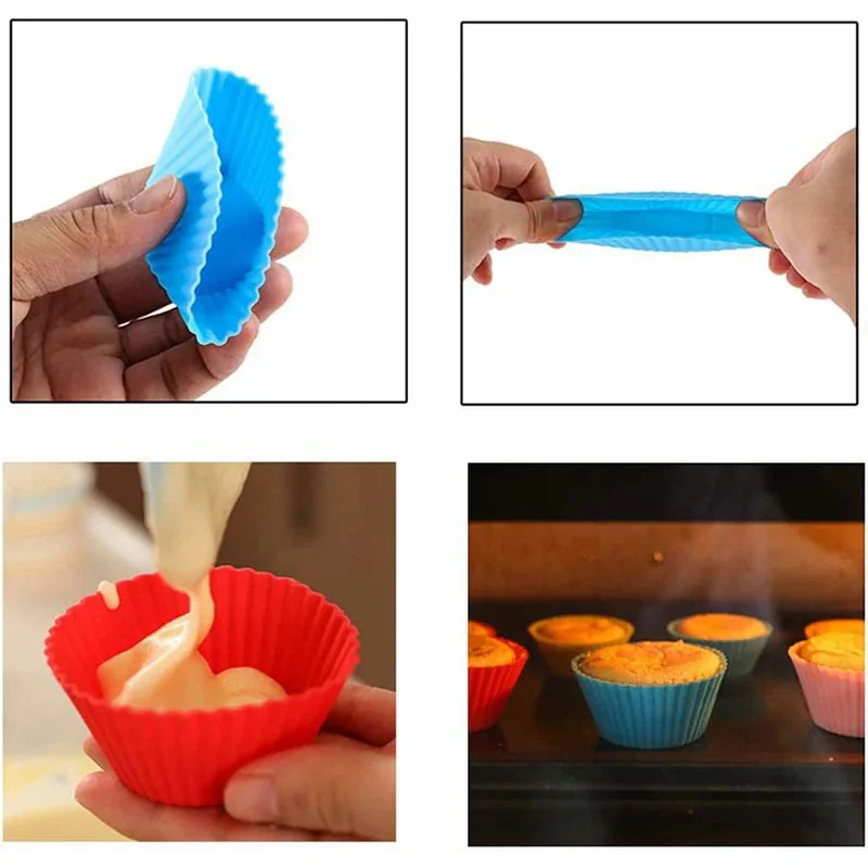 Silicone Baking Cups (10 pcs) - Image 6