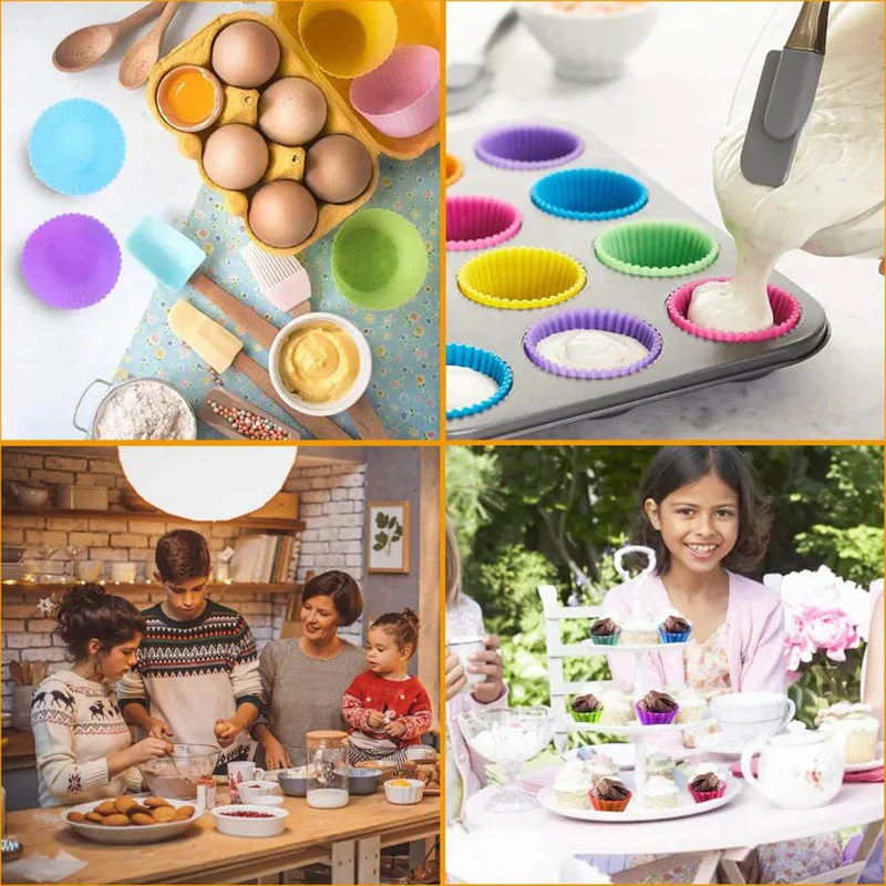 Silicone Baking Cups (10 pcs) - Image 7