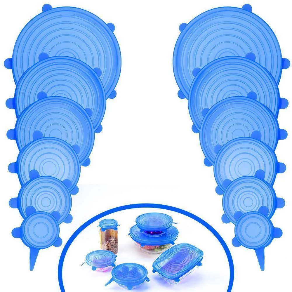 Silicone Stretch lid, 6PCS - Image 8