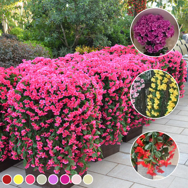 Simulated Violet Hanging Basket - Image 12