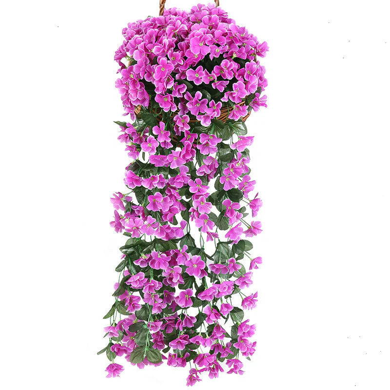Simulated Violet Hanging Basket - Image 13