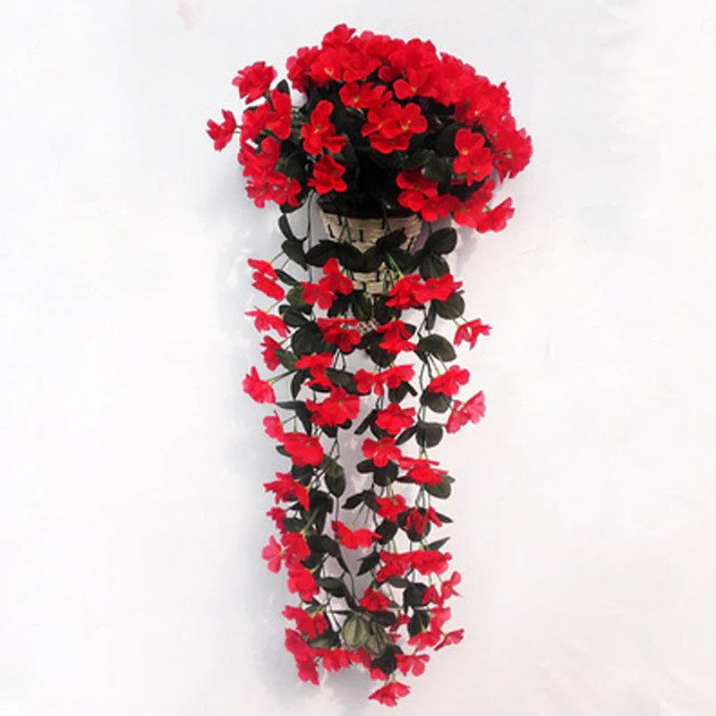 Simulated Violet Hanging Basket - Image 15