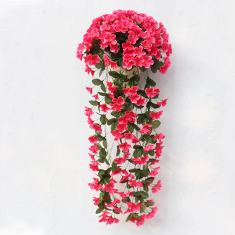 Simulated Violet Hanging Basket - Image 17
