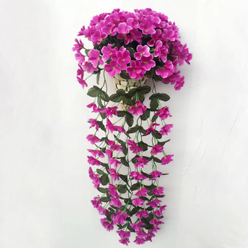 Simulated Violet Hanging Basket - Image 21