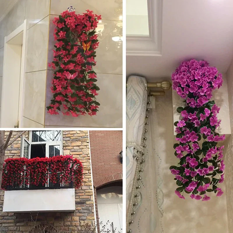Simulated Violet Hanging Basket - Image 6