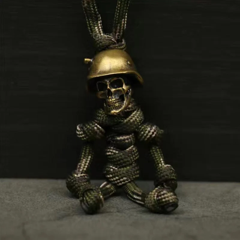 Skeleton Soldier Paracord Keychain - Image 10
