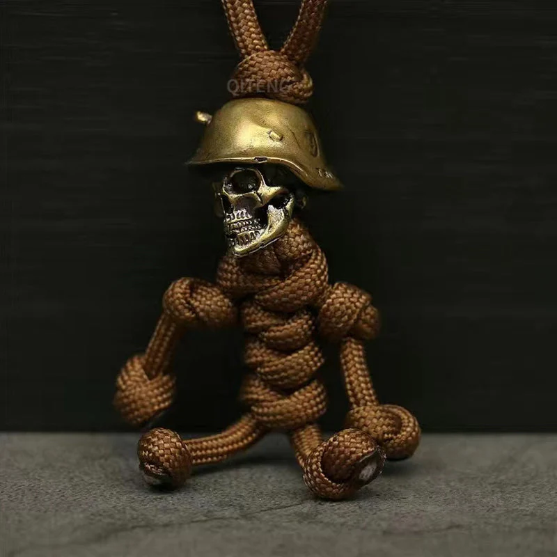 Skeleton Soldier Paracord Keychain - Image 8