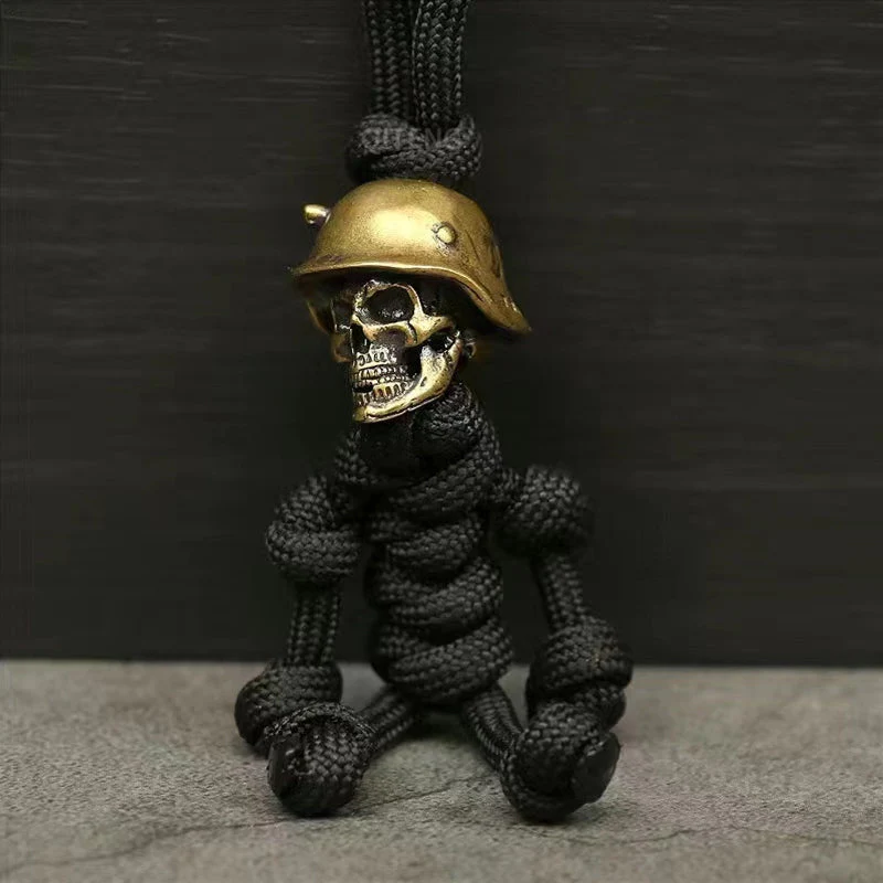 Skeleton Soldier Paracord Keychain - Image 9