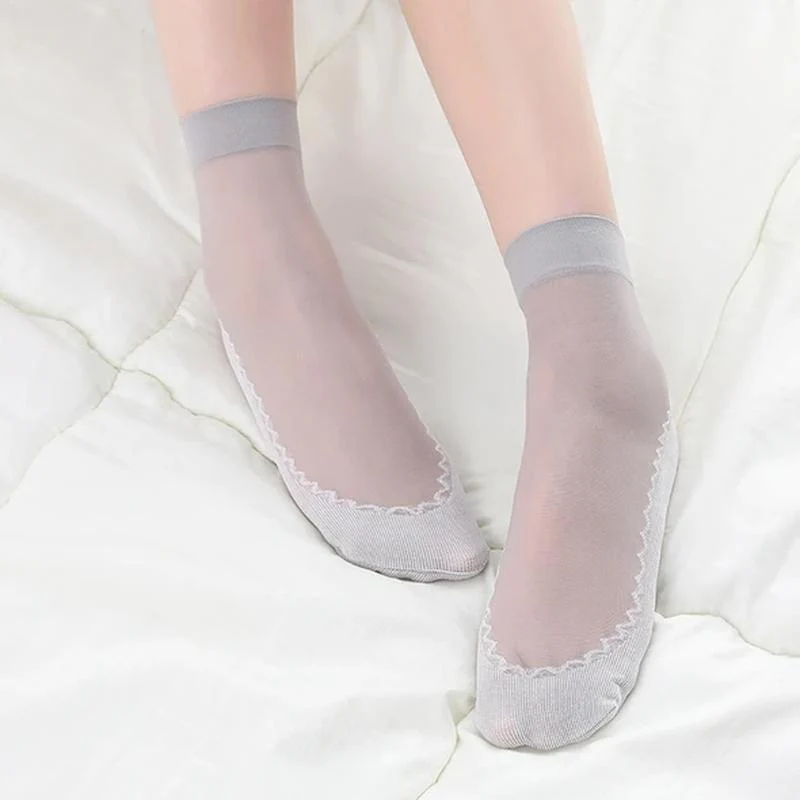Skin-friendly Silky Cotton Socks - Image 2