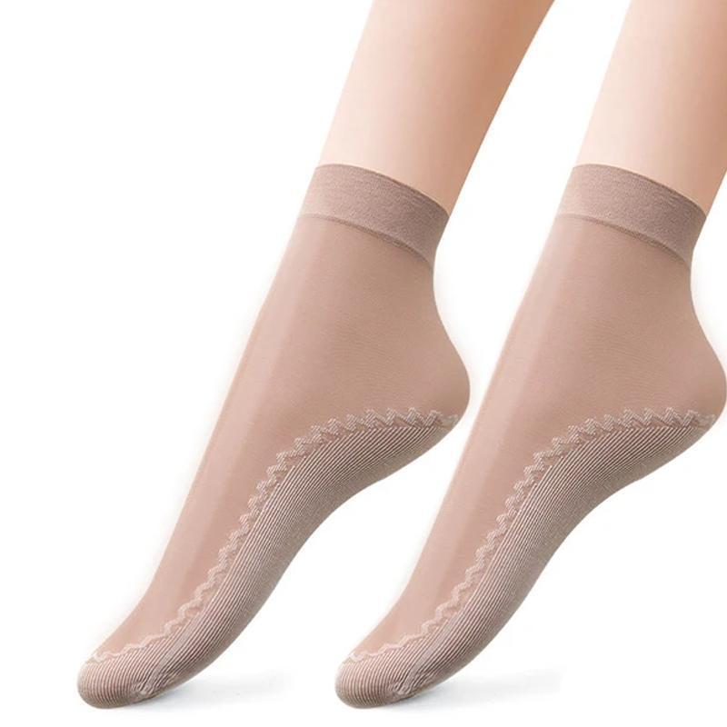 Skin-friendly Silky Cotton Socks - Image 5