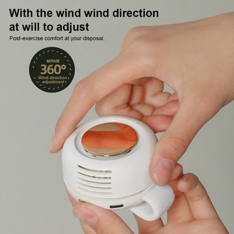 Small Whirlwind Clip Waist Neck Fan - Image 5