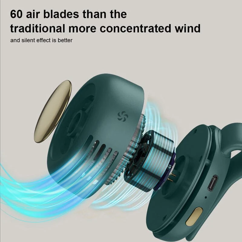 Small Whirlwind Clip Waist Neck Fan - Image 7