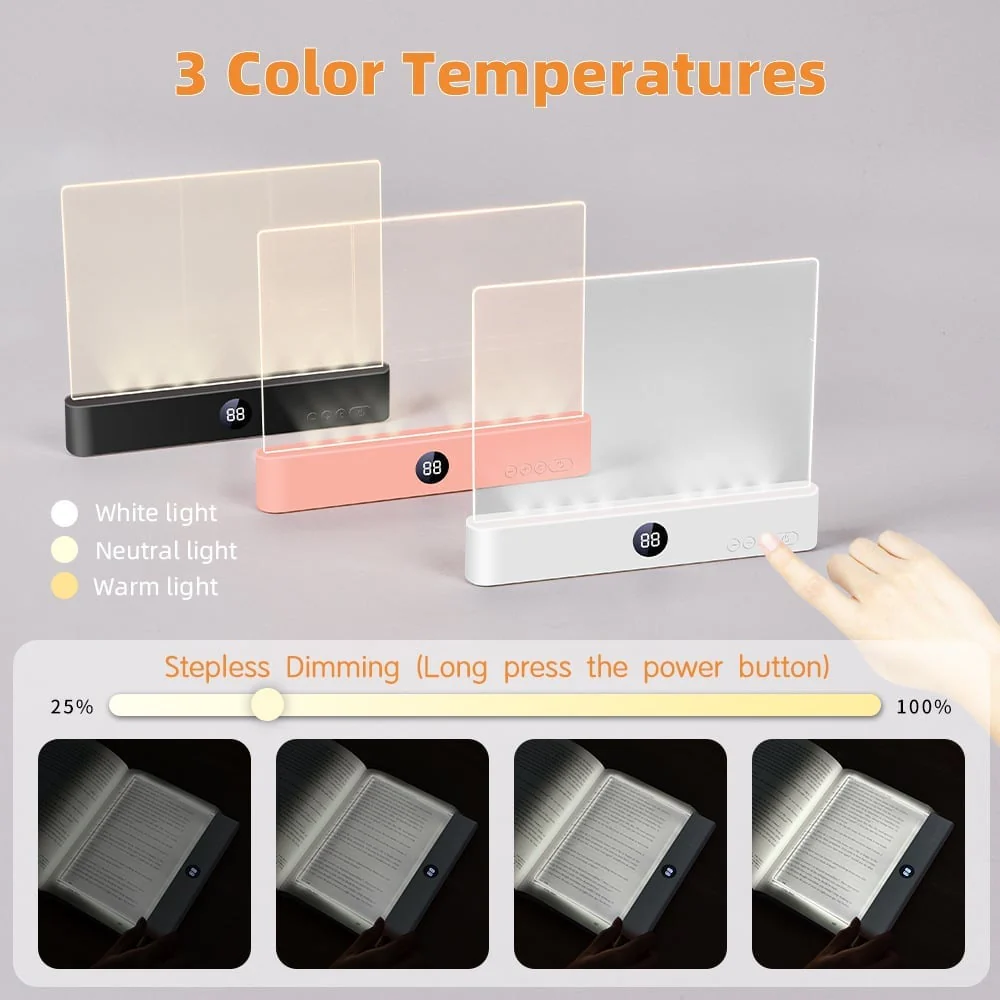 Smart Dimmable Reading Lamp – Adjustable Timer & Eye-Care Desk Light for Study or Bedside - Image 4