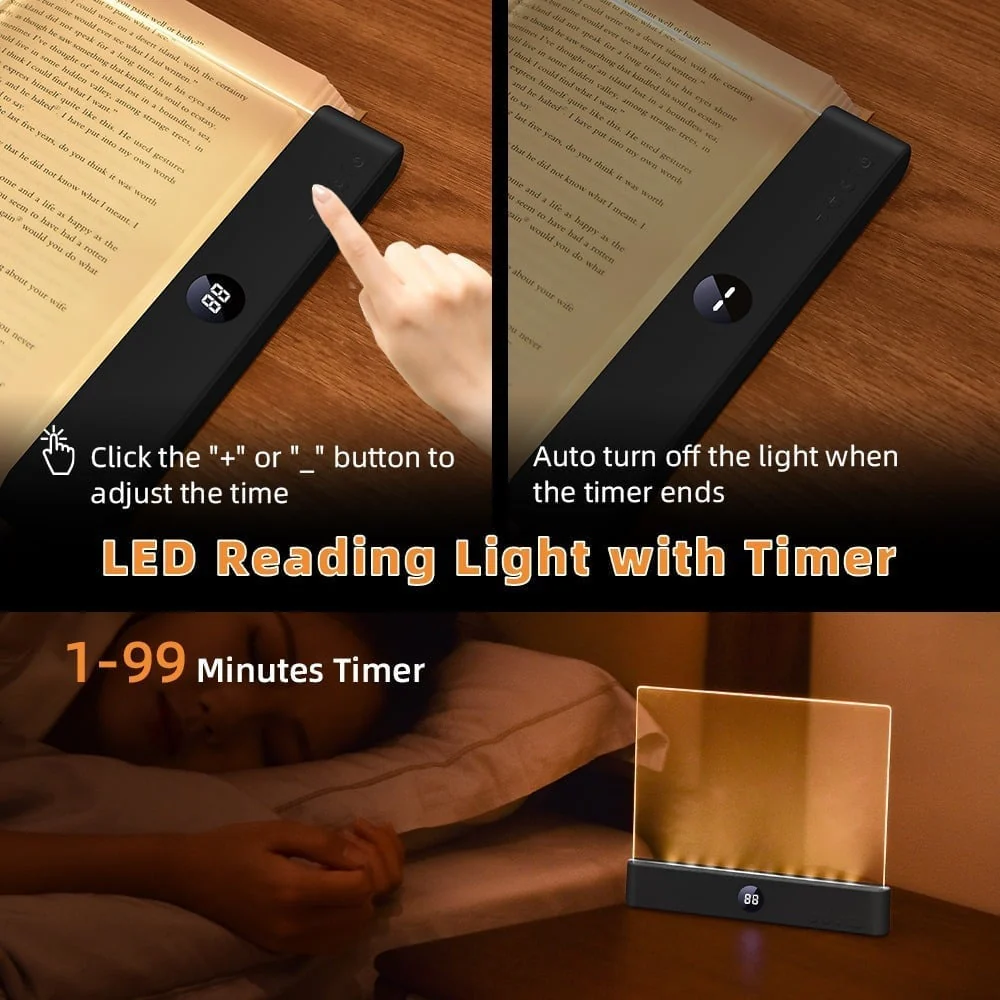 Smart Dimmable Reading Lamp – Adjustable Timer & Eye-Care Desk Light for Study or Bedside - Image 5