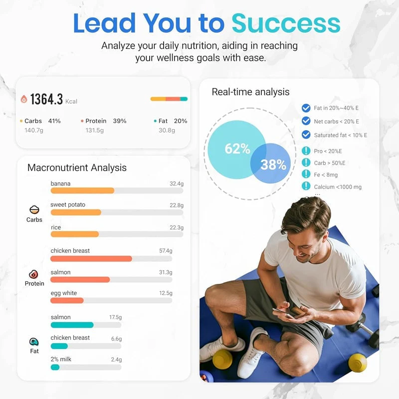 Smart Nutrition Tracking Kitchen Scale - Image 6