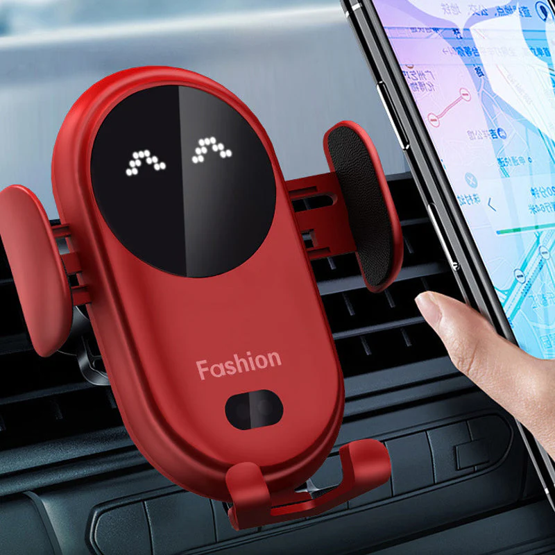 Smart Wireless Auto-Sensing Car Phone Holder Charger - Image 2