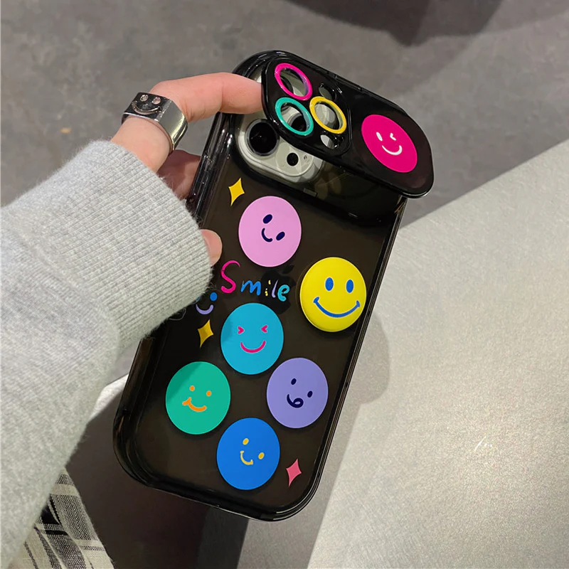 Smiley Mirror Holder Case For iphone - Image 3