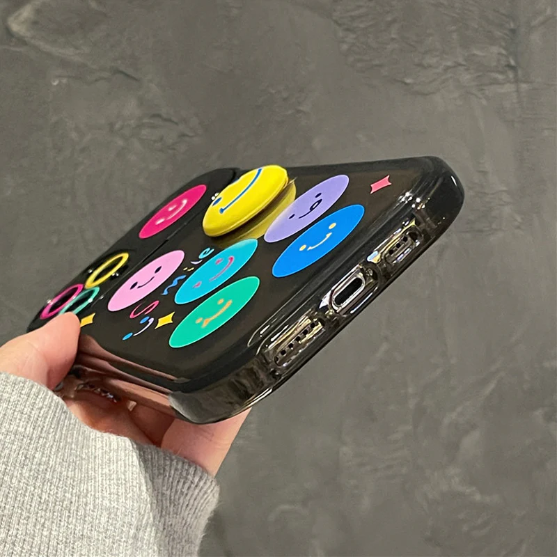Smiley Mirror Holder Case For iphone - Image 4