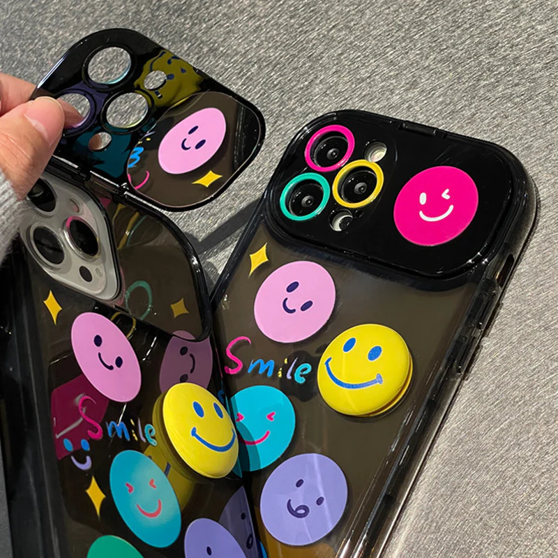 Smiley Mirror Holder Case For iphone - Image 6