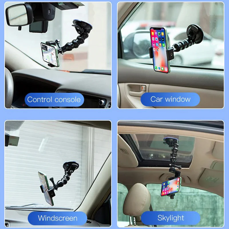 Snake Arm Sucker Phone Holder for Car - Image 11
