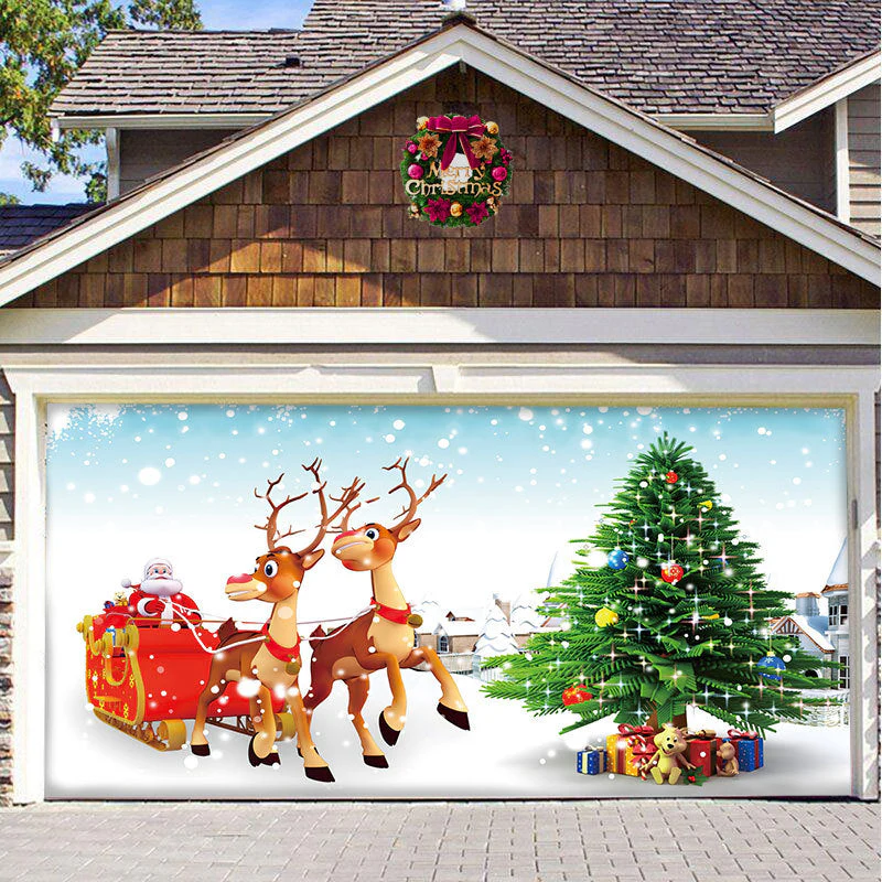 Snow Garage Door Banner Ornament - Image 10