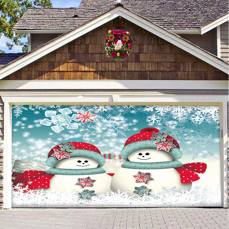 Snow Garage Door Banner Ornament - Image 11