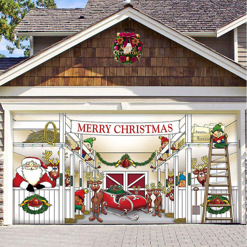 Snow Garage Door Banner Ornament - Image 13