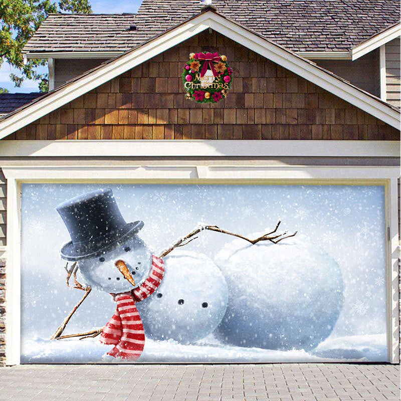 Snow Garage Door Banner Ornament - Image 14