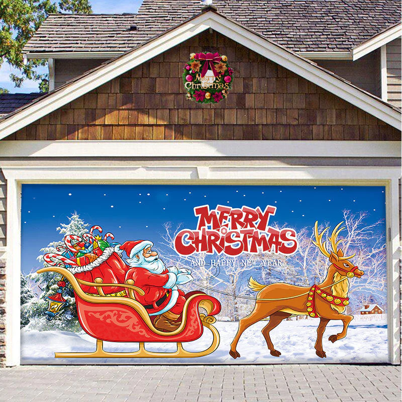 Snow Garage Door Banner Ornament - Image 16