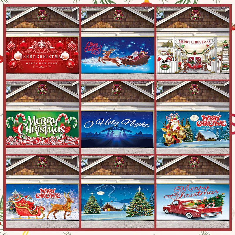 Snow Garage Door Banner Ornament - Image 2