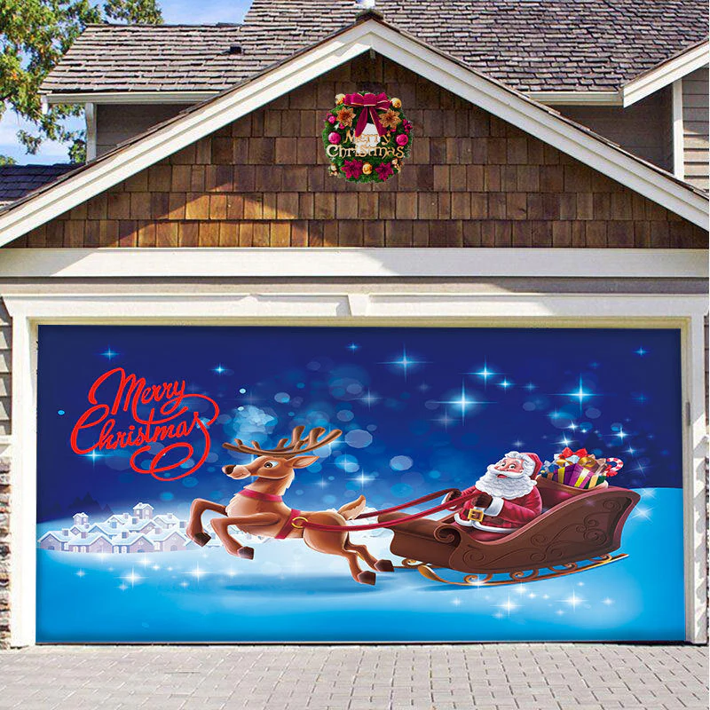 Snow Garage Door Banner Ornament - Image 3