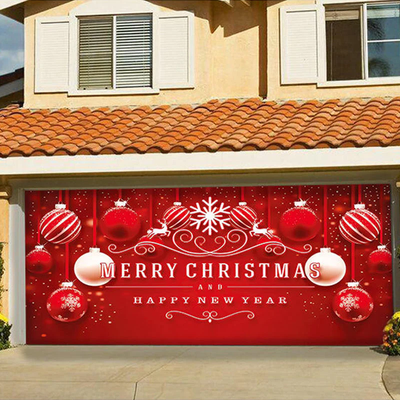 Snow Garage Door Banner Ornament - Image 5
