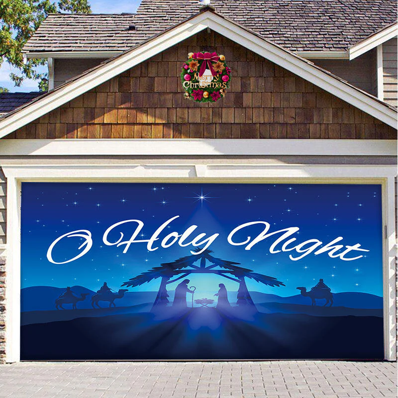 Snow Garage Door Banner Ornament - Image 8
