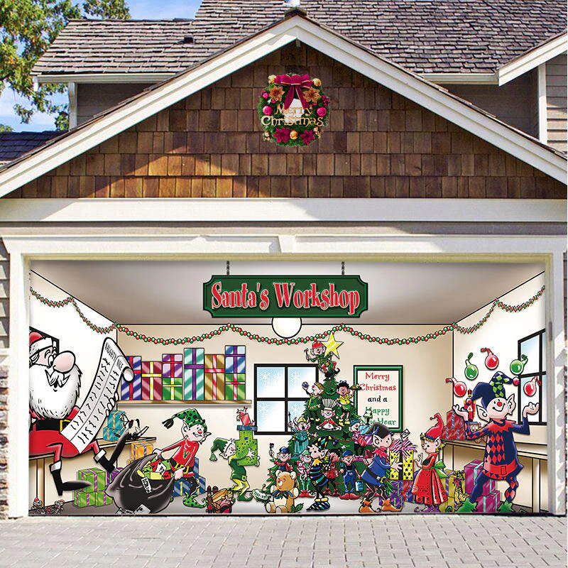 Snow Garage Door Banner Ornament - Image 9