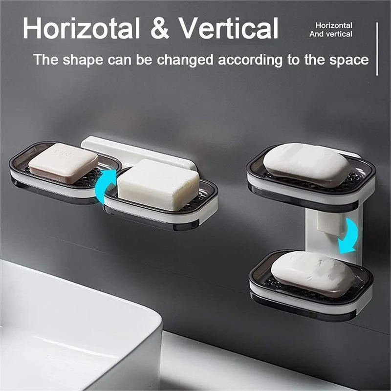 Soap Dish with Draining Tray - Image 3