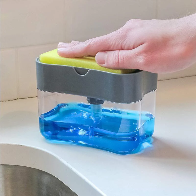 Soap Dispenser and Sponge Caddy - Image 2