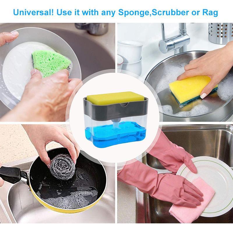 Soap Dispenser and Sponge Caddy - Image 4