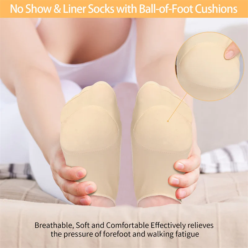 Sock-Style Ball of Foot Cushions for Women - Image 3