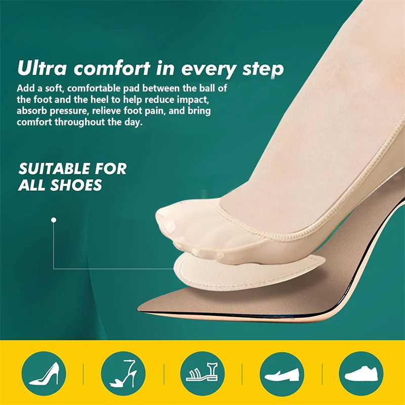 Sock-Style Ball of Foot Cushions for Women - Image 4