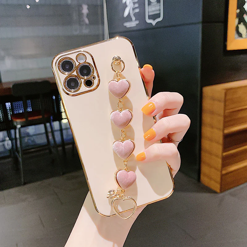 Soft Bracelet Love Heart Case for iPhone - Image 11