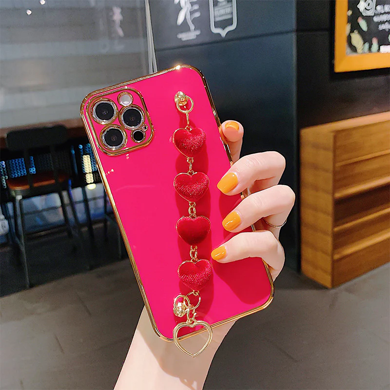 Soft Bracelet Love Heart Case for iPhone - Image 12