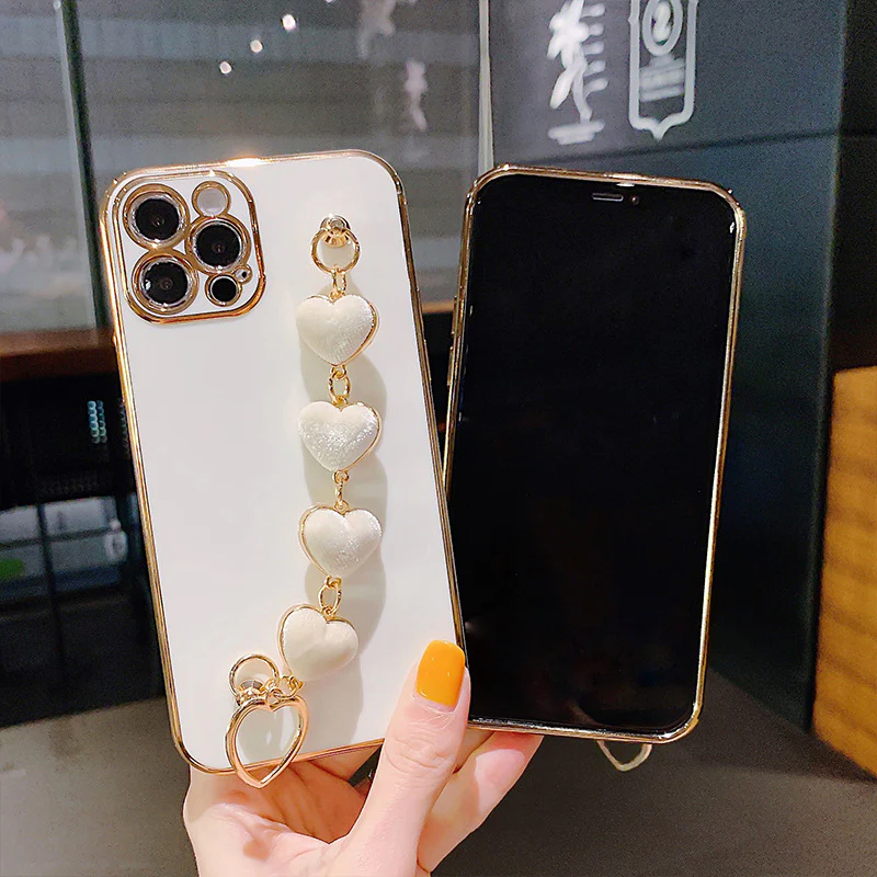 Soft Bracelet Love Heart Case for iPhone - Image 3